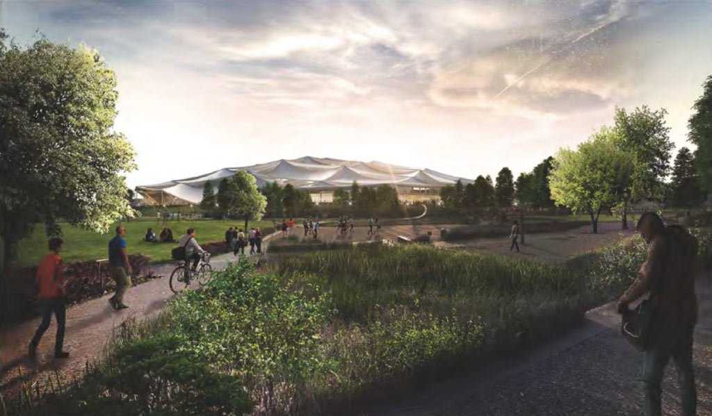 A nova sede do Google na Califórnia é onde todo mundo quer trabalhar