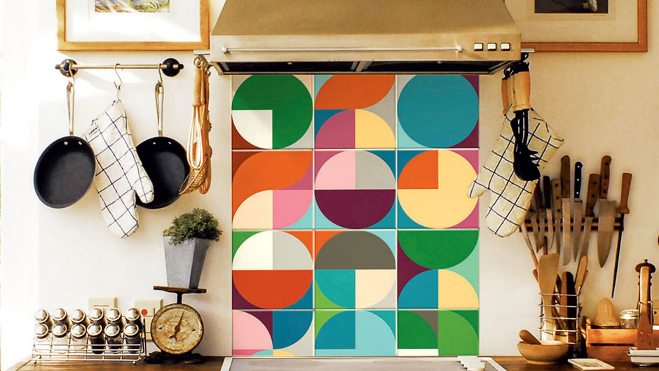 Adesivos para cobrir os azulejos