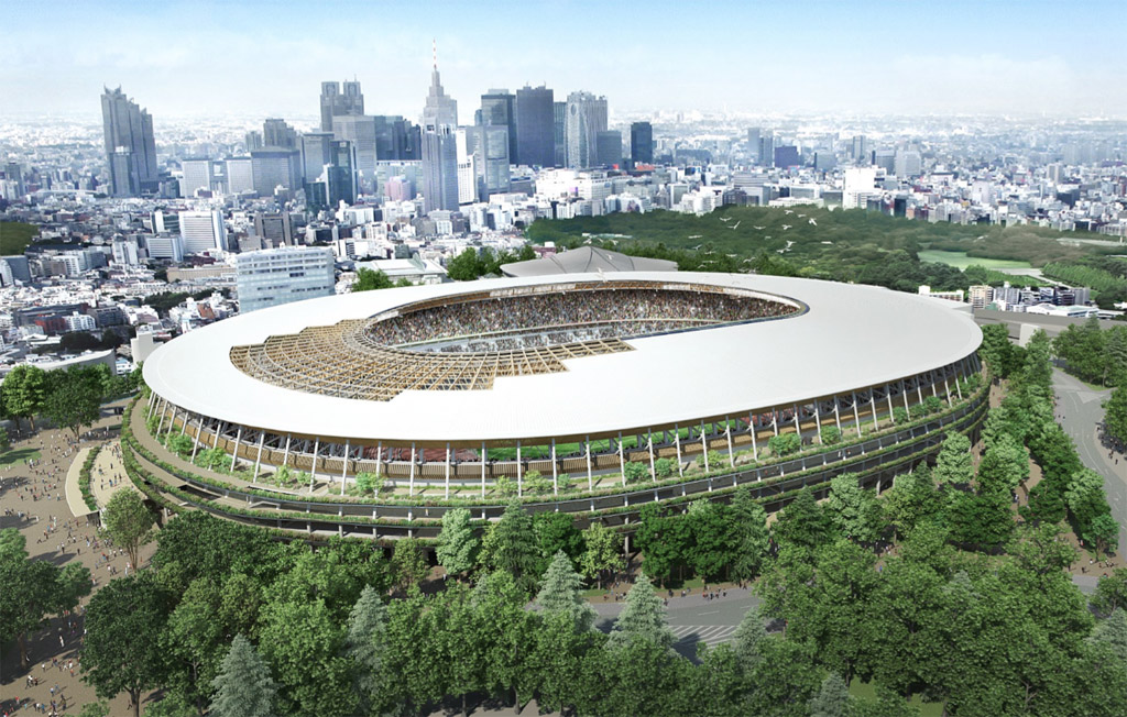 Novo Estádio Olímpico de Tóquio não tem espaço para a tocha