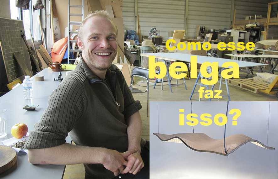 Maarten de Ceulaer: seu estúdio em Bruxelas e sua nova criação