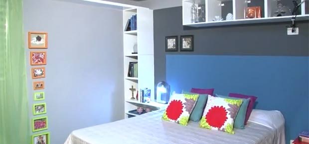 Quarto de leitora é reformado por Gustavo Calazans