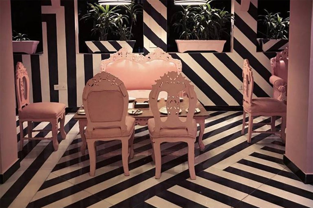 Este restaurante indiano é quase uma ilusão de ótica