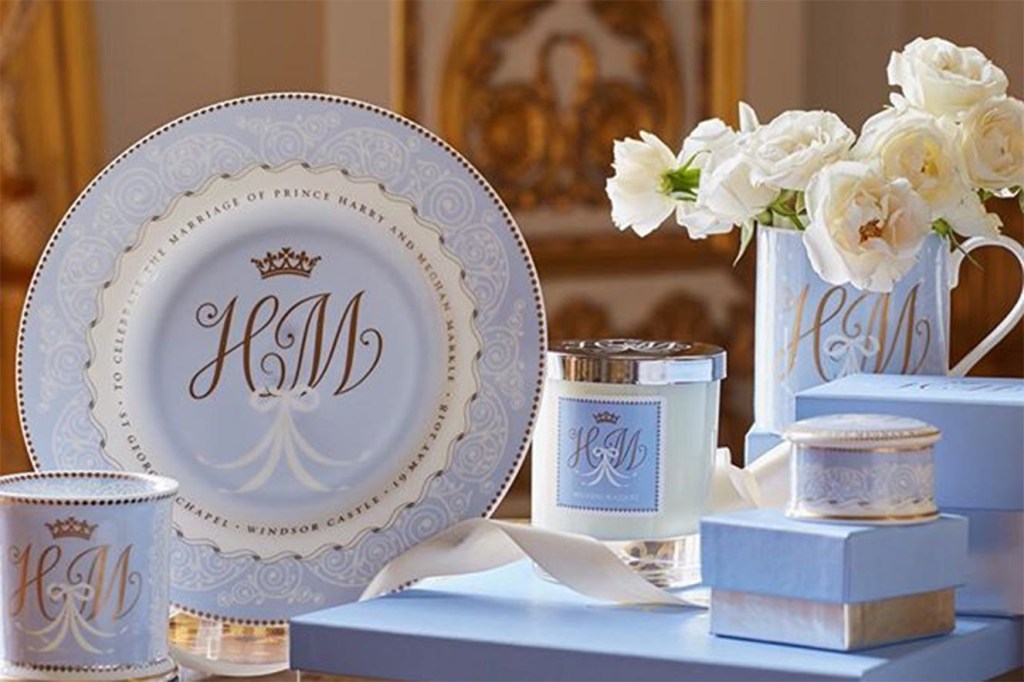 Veja a louça oficial do casamento de Meghan Markle e Harry