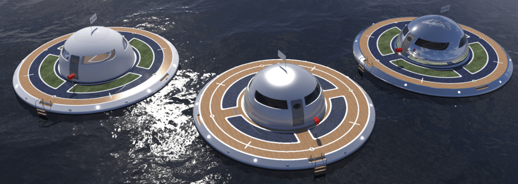 UFO 1.2: uma morada aquática, autossustentável e feita para humanos