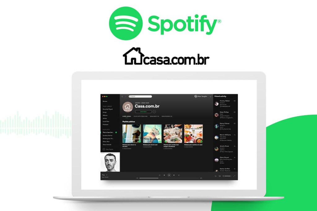 Casa.com.br no Spotify: quando a decoração e a música fazem sentido!