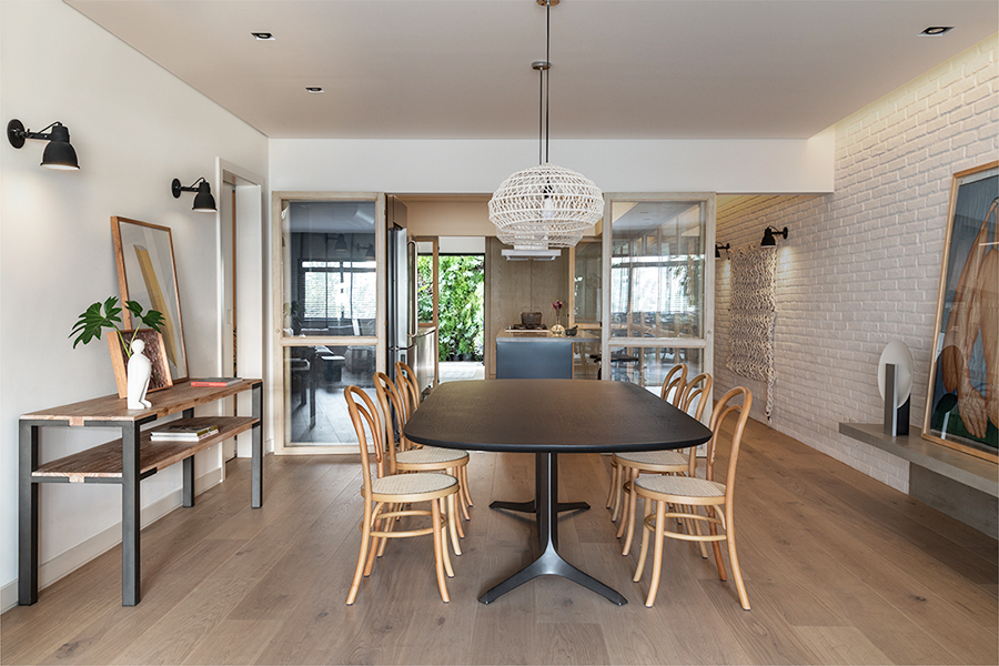 Apê térreo de 200 m² ganha nova configuração para conquistar luz natural