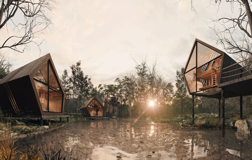 Casa na árvore: sonho de criança inspirou este projeto na França