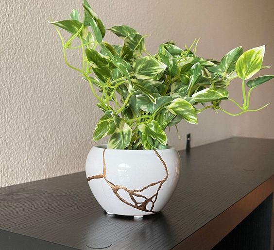 Faça Você Mesmo: Transforme uma tigela quebrada em um lindo vaso