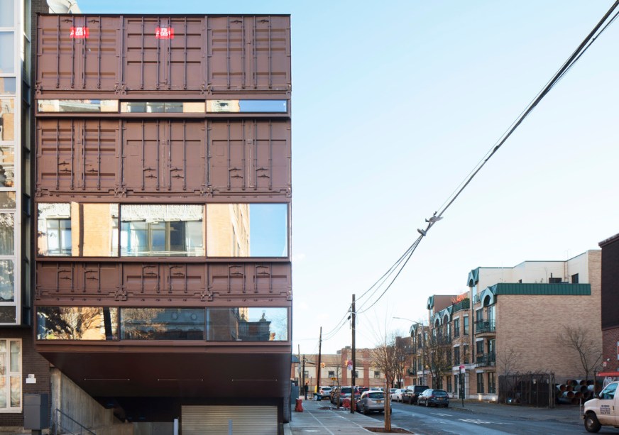 Carroll House - Estados Unidos - LOT-EK. Contêineres reciclados.