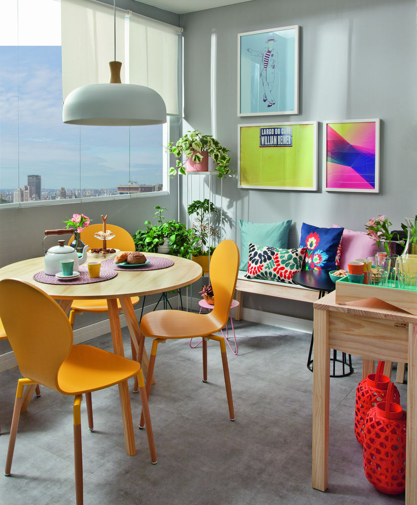 Varanda gourmet soma gra&ccedil;a e conforto