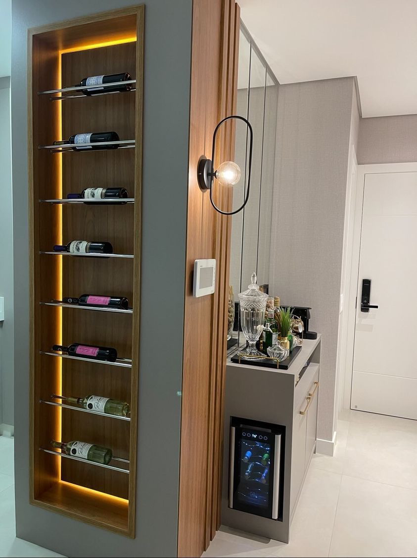 Meu cantinho: adega e bar em casa