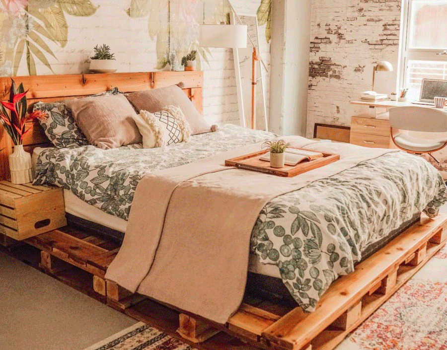 GIF de projetos DIY com paletes