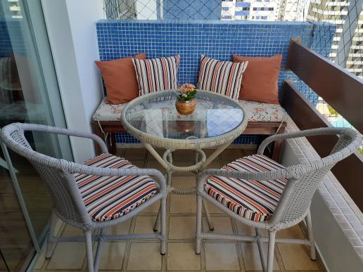 Cantinho preferido: varanda