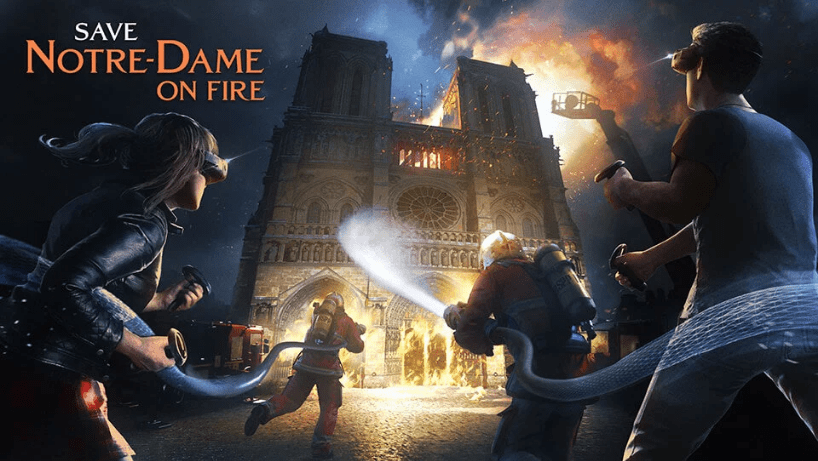 Jogo de videogame revive incêndio da catedral de Notre Dame