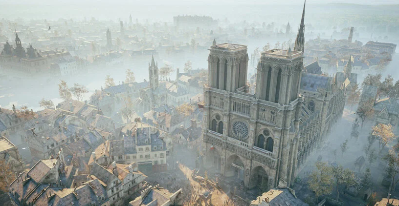 Jogo de videogame revive incêndio da catedral de Notre Dame