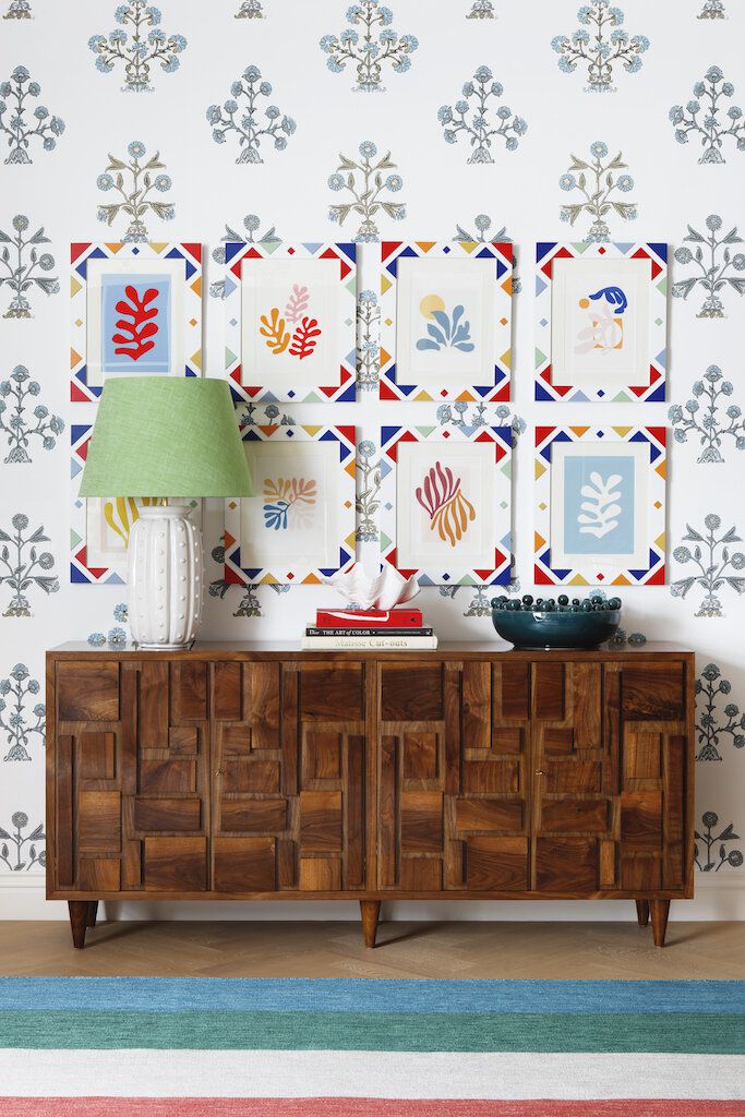 Papel de parede estampado