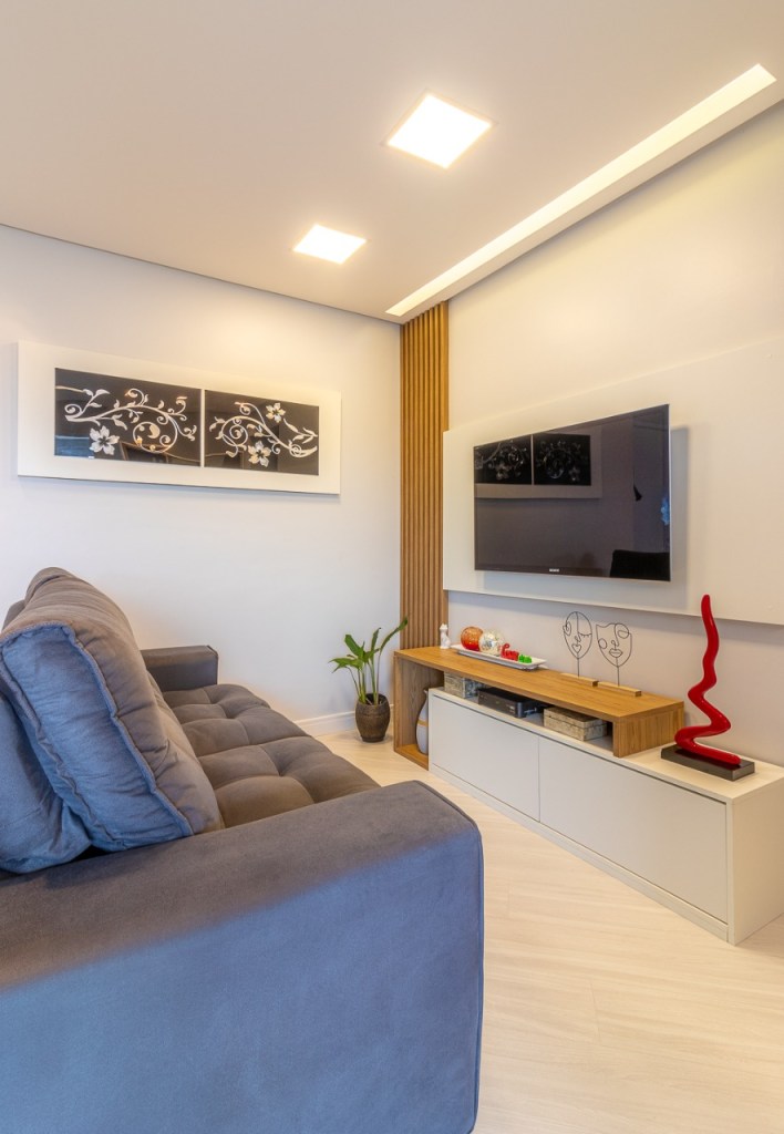 Apartamento 72 m² Luciana Patriarcha sala tv estar