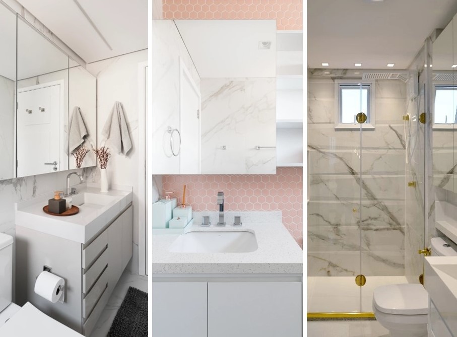 Banheiros pequenos: 5 dicas para uma decoração charmosa e funcional
