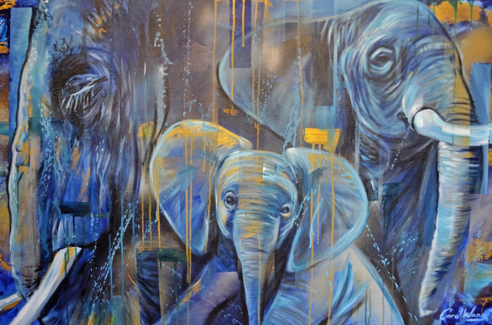 Perfil Carol Wang; arte